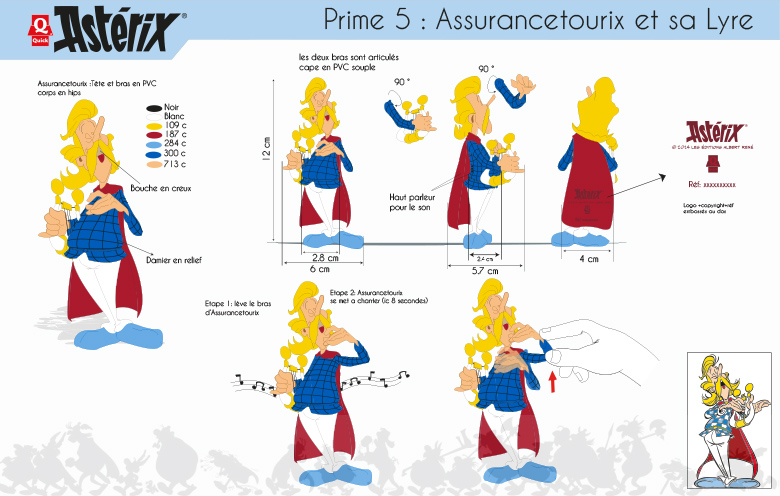 Figurine mécanisée Assurancetourix 